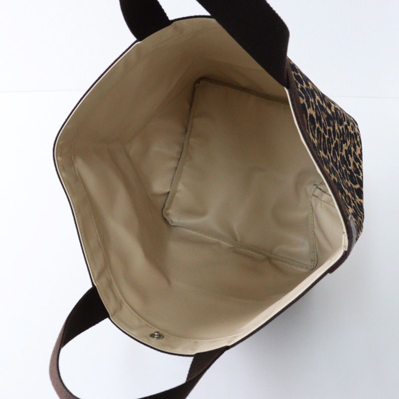 【値下げしました！】エルベシャプリエ　707F パンサー×モカ エルベシャプリエ Herve Chapelier 707Fパンサー (舟型トートM