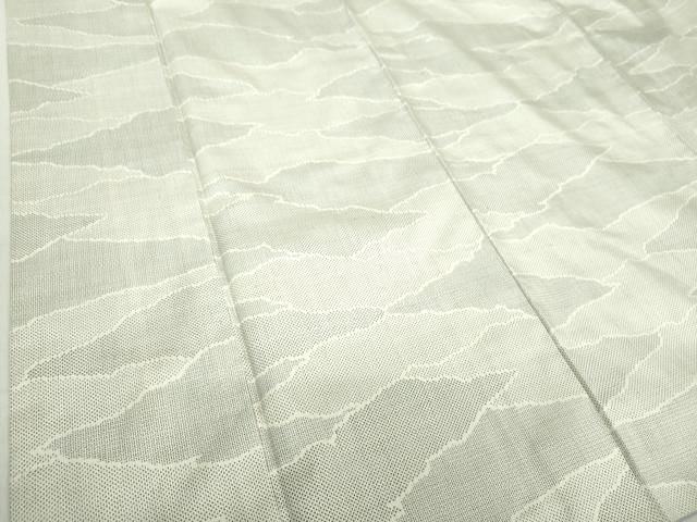 平和屋着物●本場大島紬　白大島　100亀甲　霞文　正絹　逸品　DAAQ3461ps 平和屋着物○本場大島紬 白大島 100亀甲 霞文 正絹 逸品 DAAQ3461ps