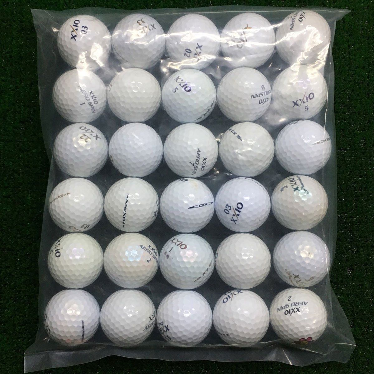 【人気】混合 XXIO ボール ボール Ball 30個セット Lost 30個入り ロストボール