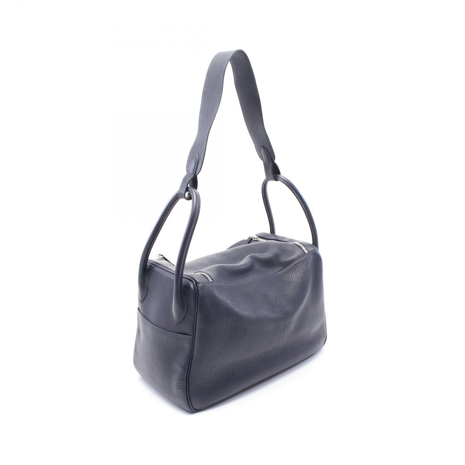 エルメス HERMES ショルダーバッグ リンディ34 ブルーニュイ ブルー  