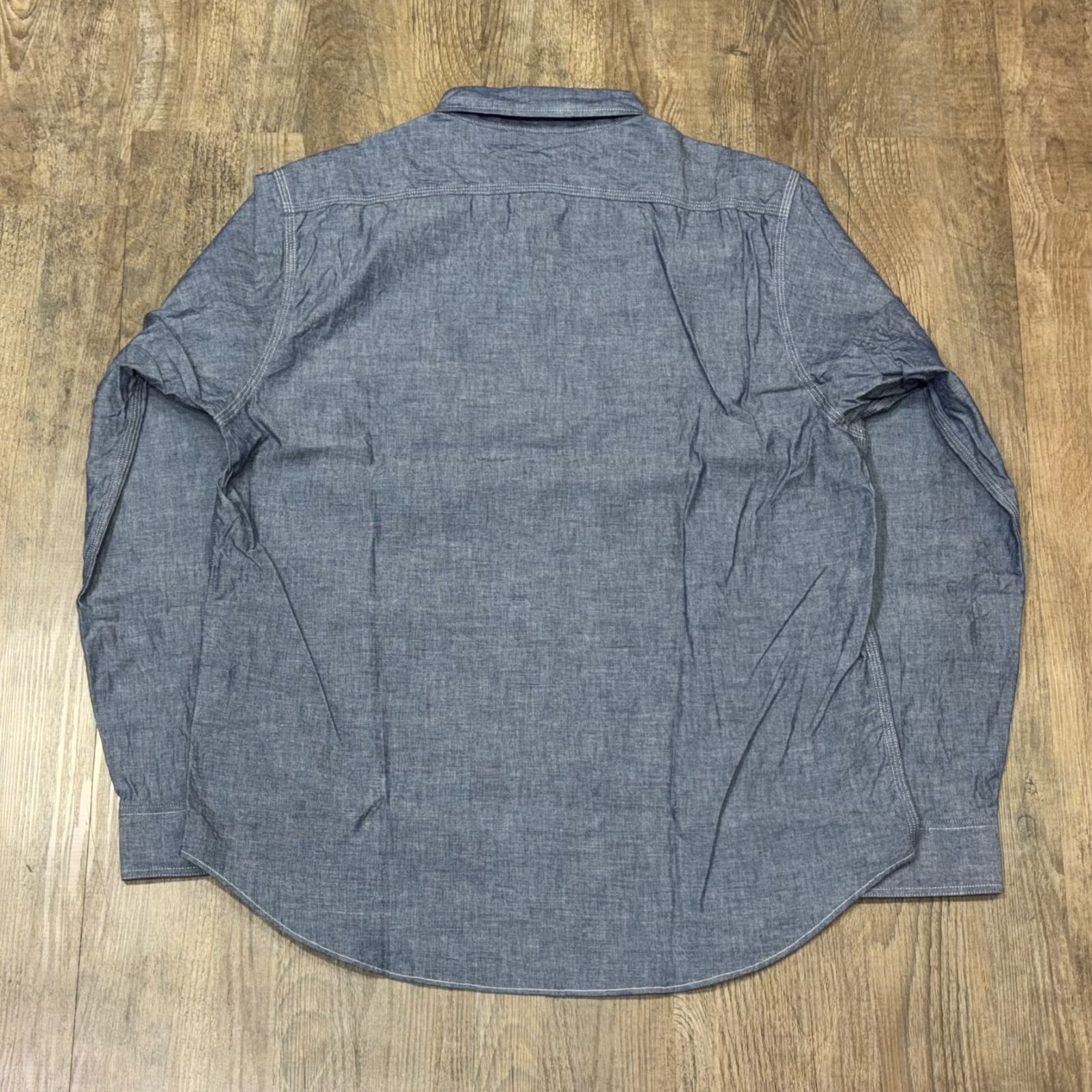 ブルーシャンブレー ワークシャツ