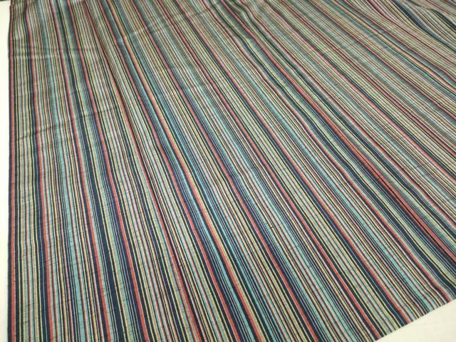 平和屋着物▽上質な紬 単衣 縞 正絹 逸品 未使用 DAAV5038az - メルカリ 