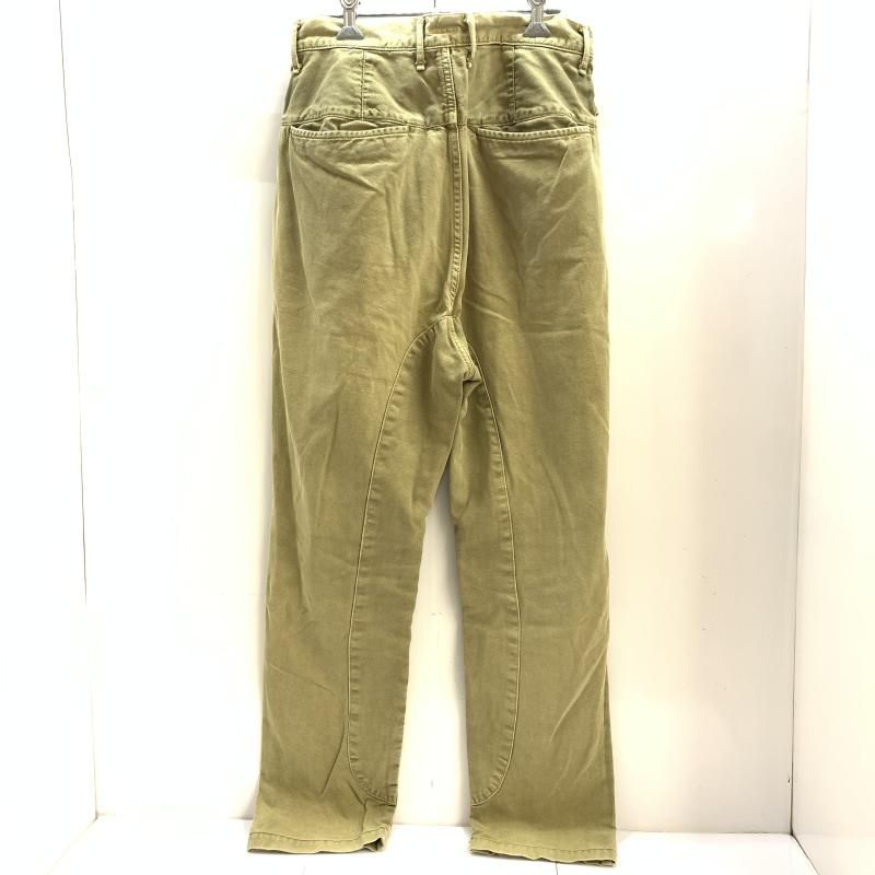 KAPITAL キャピタル レザーパッチ シンチバック ミリタリー パンツ KAPITAL キャピタル レザーパッチ シンチバック ミリタリー パンツ