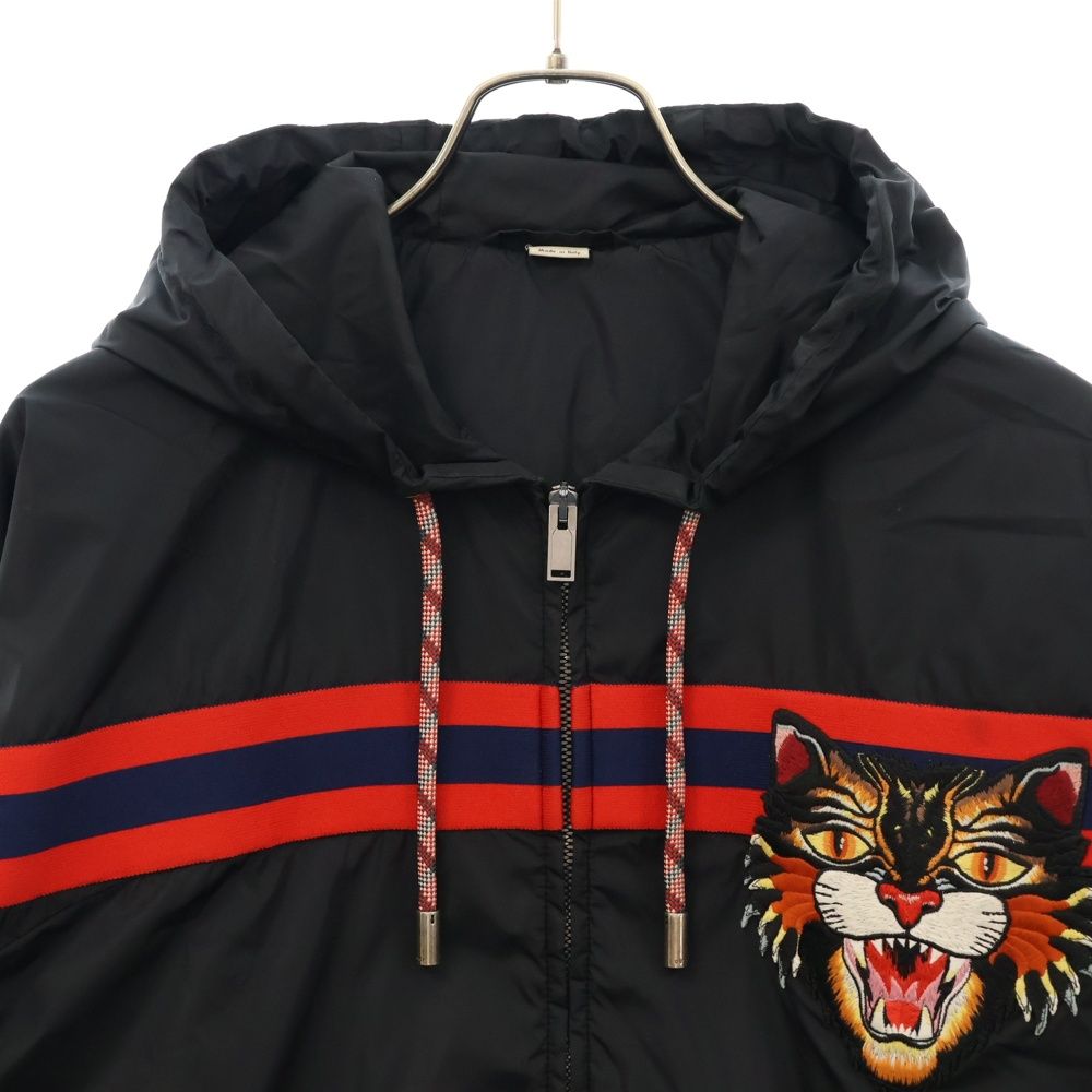 GUCCI (グッチ) 17AW Angry Cat Hooded Nylon Jacket アングリー