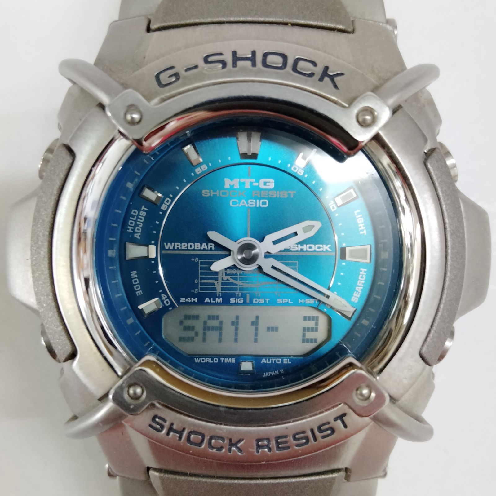 最終値下げ！レア G-SHOCK MTG-510BL-2AJF デジアナ ブルー 未使用 美 