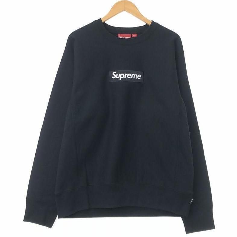 Supreme 18AW Box Logo Crewneck スウェット M ブラック シュプリーム 10