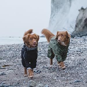 Hurtta】【フルッタ】・ドッグレインコート 「Downpour Suit ダウン