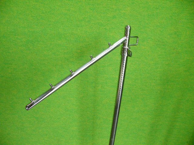 業務用 傾斜ハンガーラック ３台セット クローム E-499