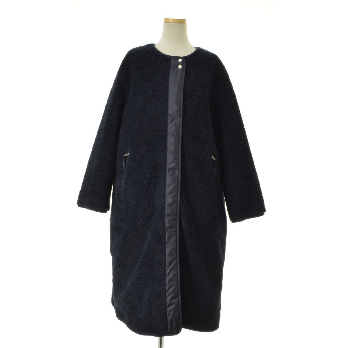 Framework】21AW 21020220102040 BOA 2WAY ZIP COAT ボア リバーシブル
