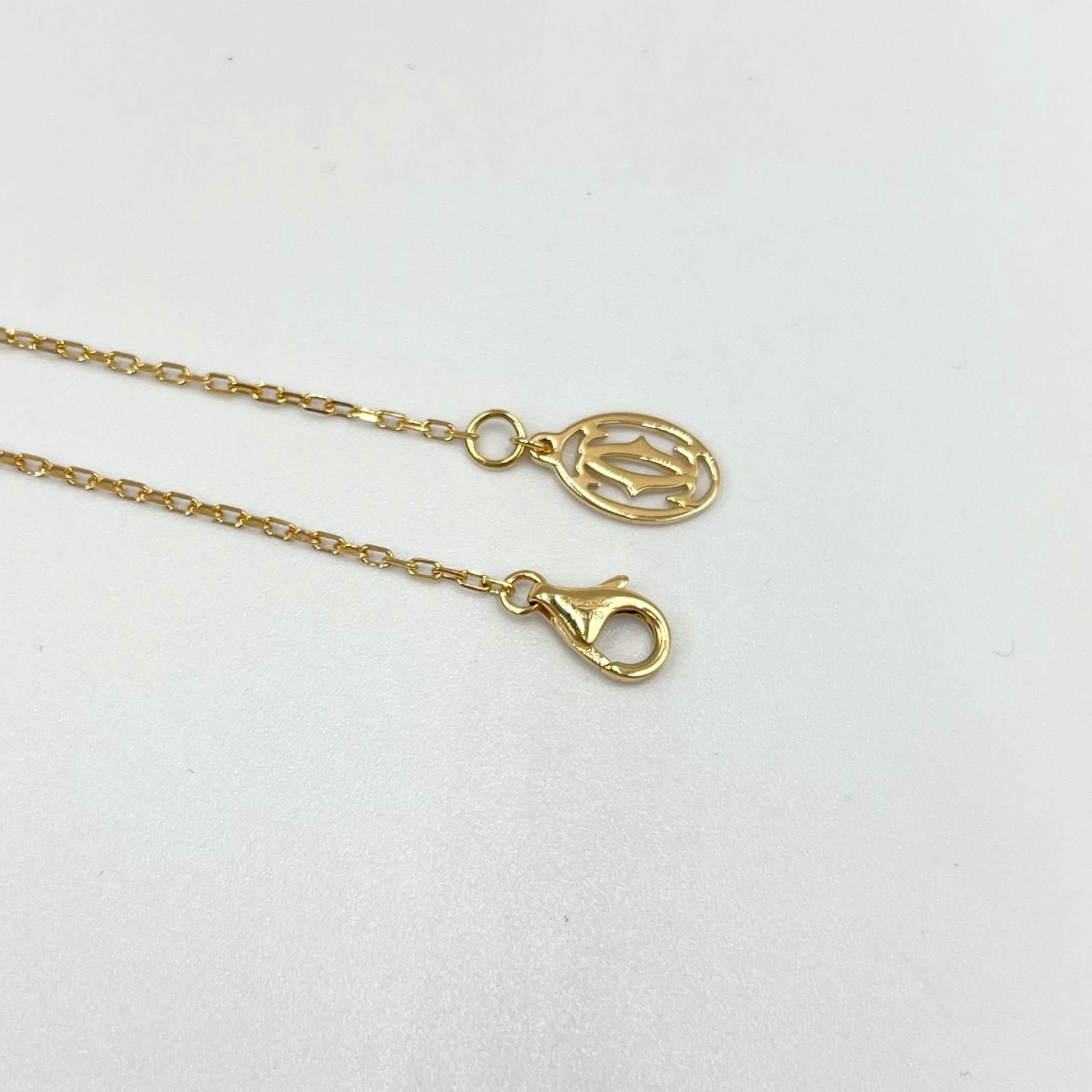 カルティエ CARTIER ネックレス ダムール スモールモデル K18イエロー 