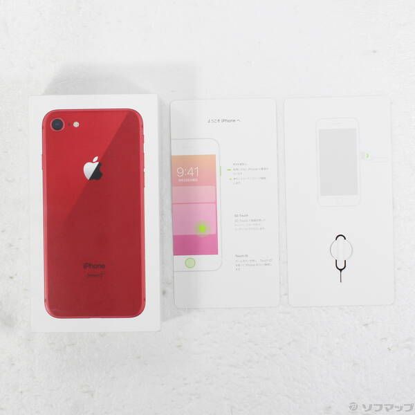 中古品〕 iPhone8 256GB プロダクトレッド MRT02J／A SIMフリー【198