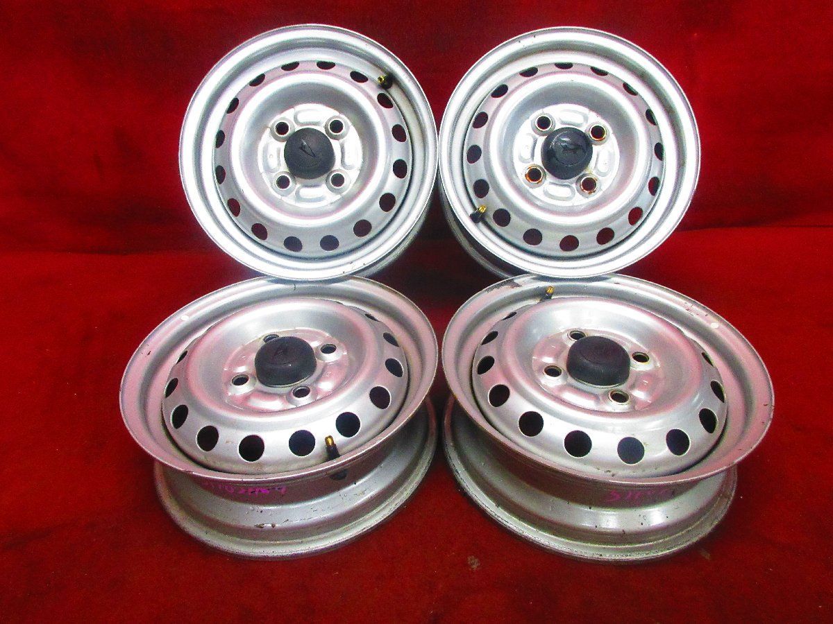 ダイハツ純正ハイゼット 鉄・スチールホイール4本 ☆良品☆ダイハツ