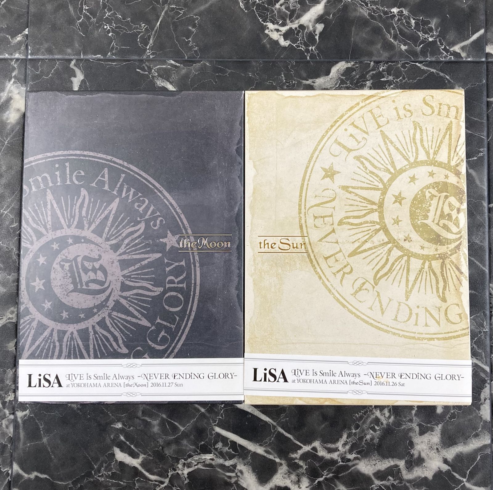 06. LiSA LiVE is Smile Always -NEVER ENDiNG GLORY- at YOKOHAMA ARENA 初回限定版  Blu-ray the Sun ＆ the Moon セット ※収納BOX付