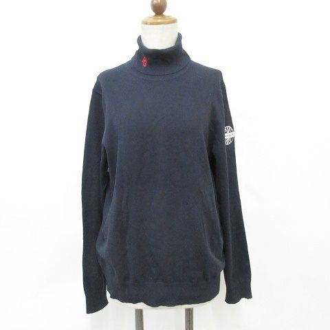 PEARLY GATES ネイビー ハイネックセーター PEARLY GATES ネイビー ハイネックセーター 【公式通販】