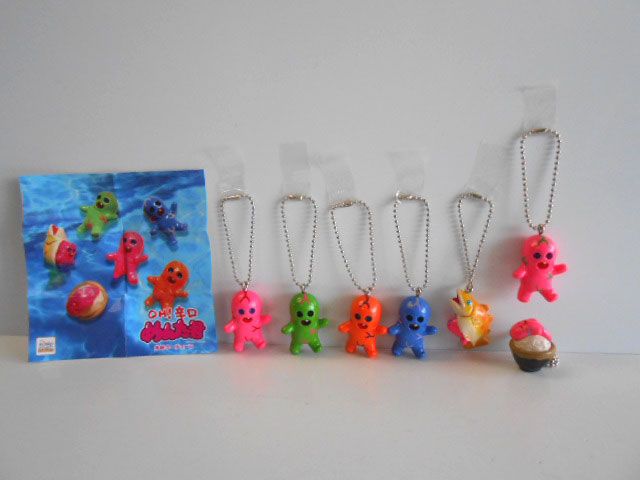 ♯Jui19LtOH!辛口めんた君魚卵キーチェーンシークレット入全7種