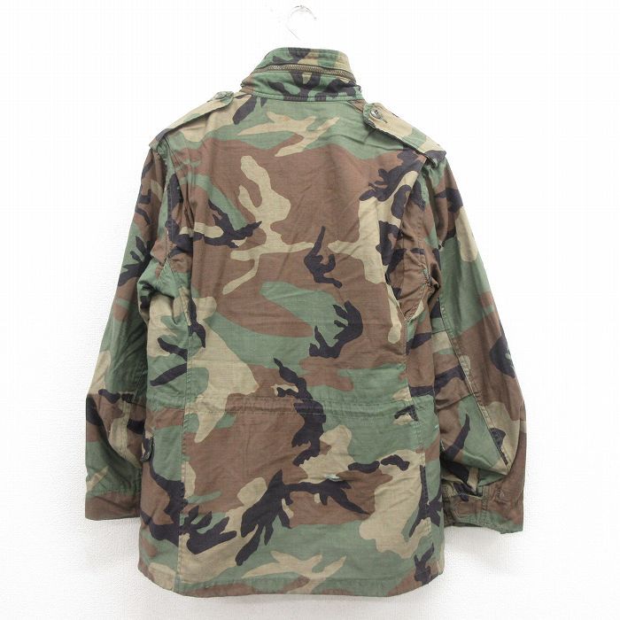 【実物】米軍 ウッドランドカモ 90s エアフォース ジャケット ミリタリー 古着 90年代 米軍実品  FORCE 迷彩柄 ウッドランドカモ