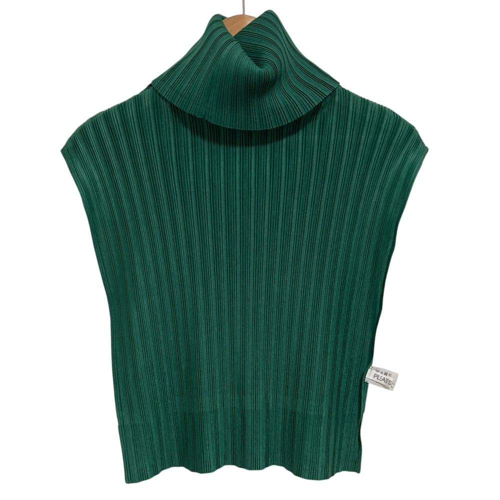 【美品】 PLEATS PLEASE プリーツタートルネックカットソー PLEATS PLEASE 美品 プリーツプリーズ イッセイミヤケ ジオ