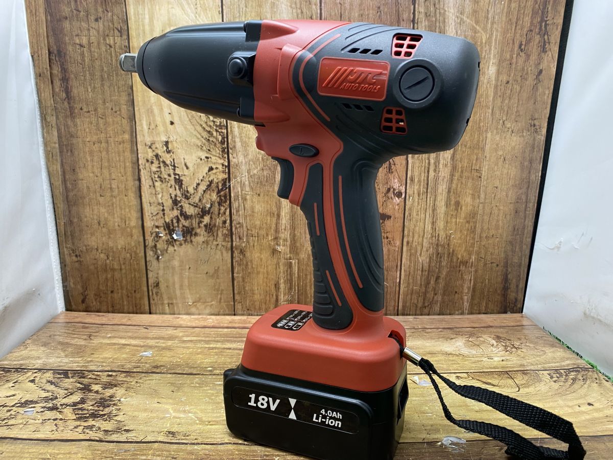 JTC JTC5510 電動インパクトレンチ 穴あけ締付工具 JTC AUTO TOOLS 18V 4.0Ah 電動ツール - メルカリ