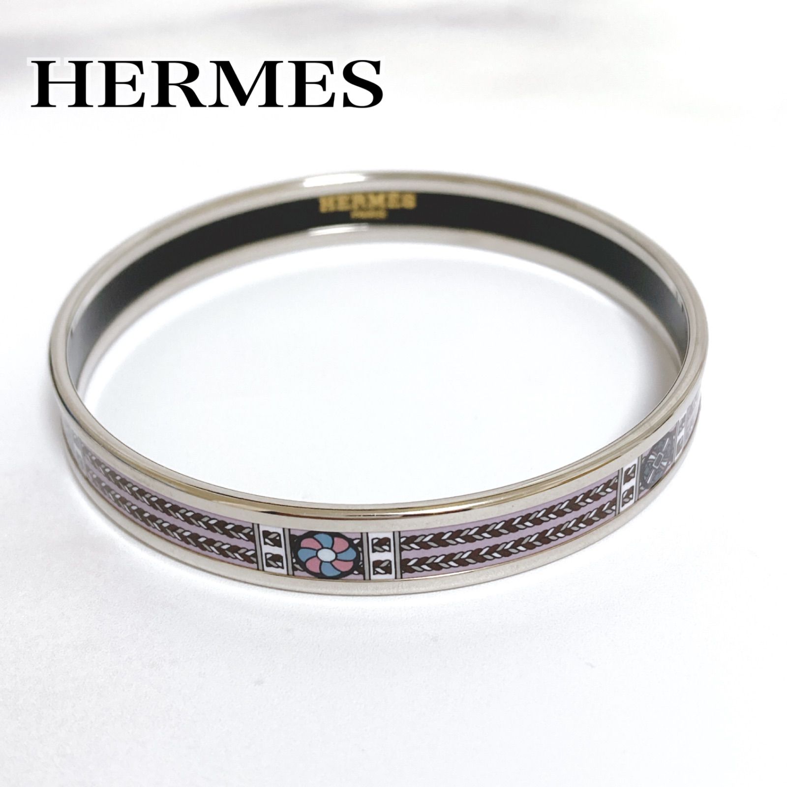 美品☆エルメス / HERMES　バングル10段階の85