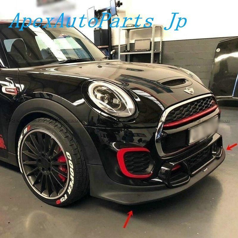BMW ミニ クーパーS F56 JCW フロント スプリッター スポイラー バンパー スポイラーリップ DAG 未塗装 FRP