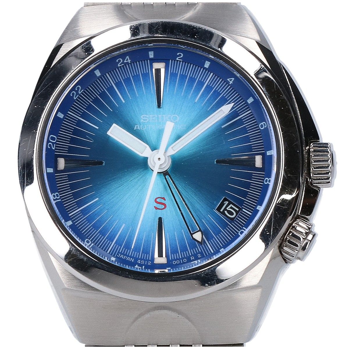 SEIKO セイコー 4S12-0010 SUSシリーズ メカサス GMT デイト 自動巻き 