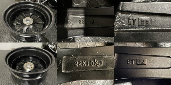 WALD JARRET ヴァルド ジャレット 22インチ 4本 9J/10.5J5HPCD112+38/+42 ベンツ audi等　(MHB184KS) クレジットカード QRコード決済可能 WALD JARRET ヴァルド ジャレット 22インチ 4本 9J/10.5J5HPCD112+38/+