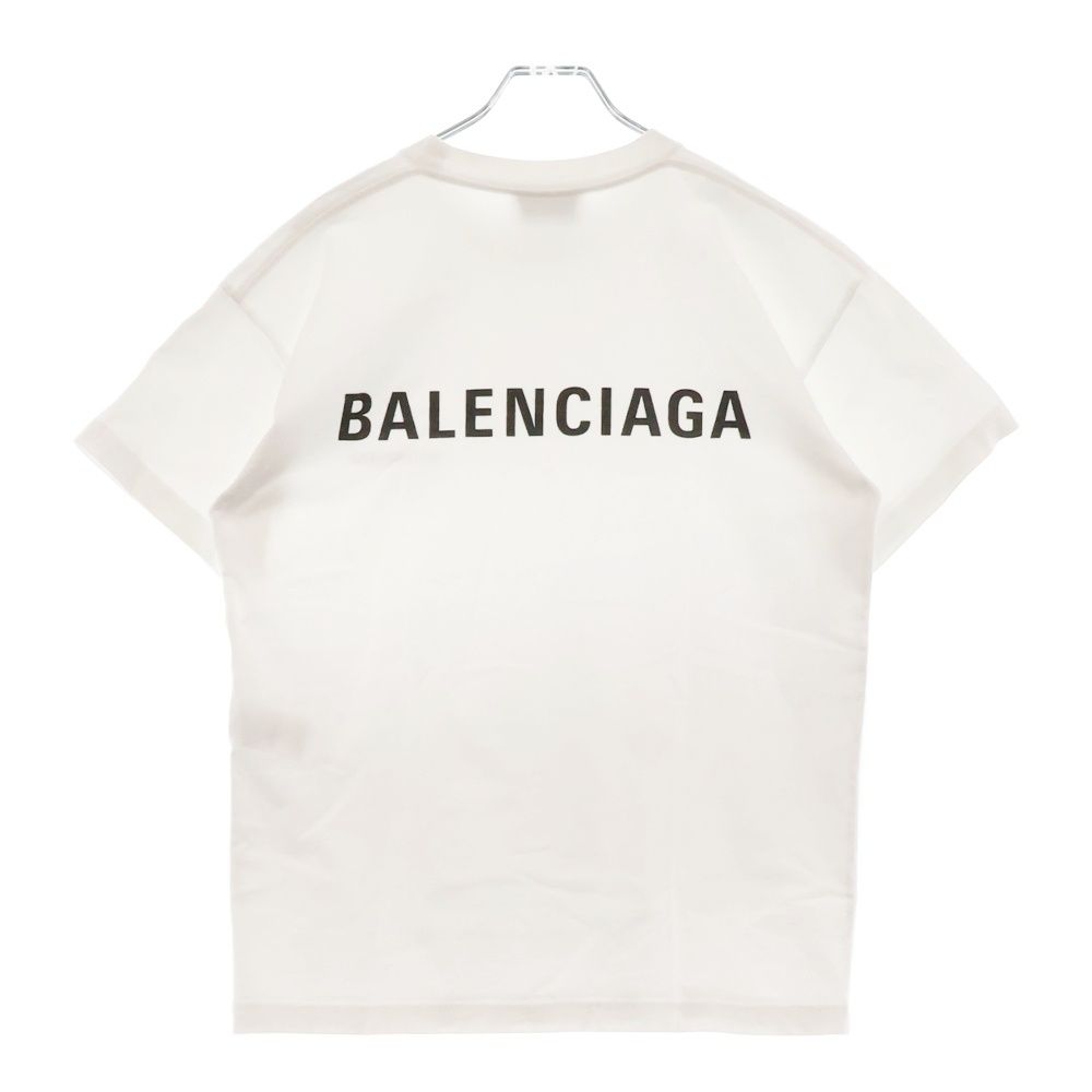 バレンシアガ』(M) ユニフォーム バックプリント 半袖Tシャツ