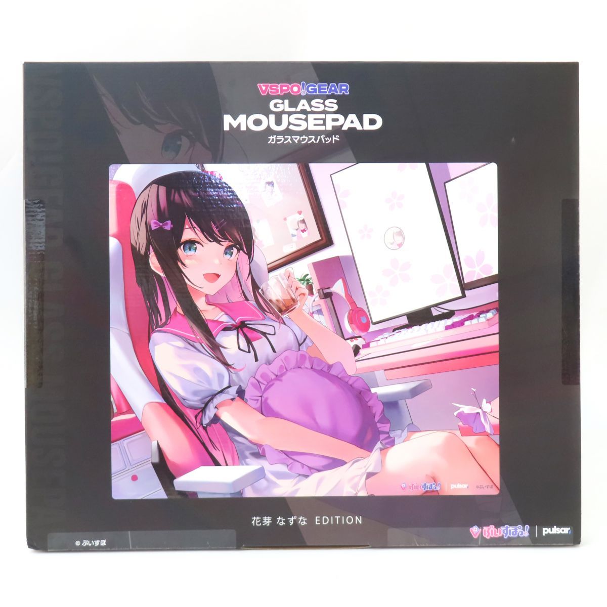未開封 VSPO! GEAR ぶいすぽっ ガラスマウスパッド 花芽なずな EDITION