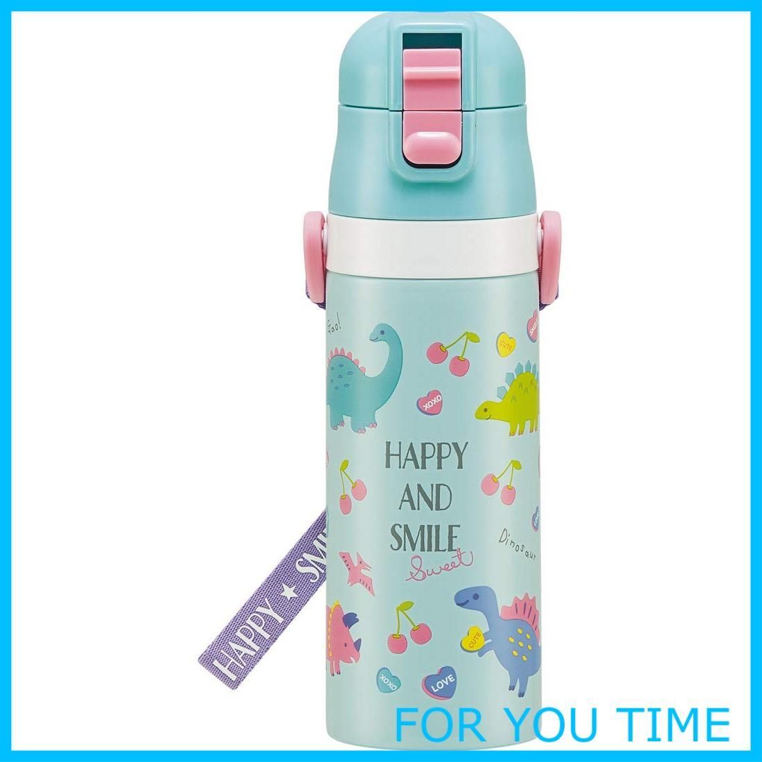 【在庫処分】スケーター (skater) 子供用 ステンレス キッズ 水筒 直飲み 470ml ハッピーu0026スマイル 女の子 SDC4