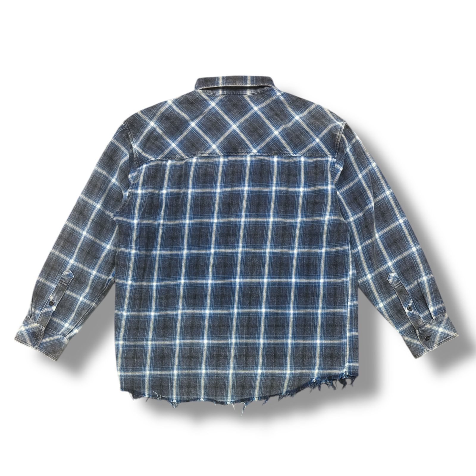 参考上代34100円 未使用品 Rafu Used shirt ユーズドシャツ チェック