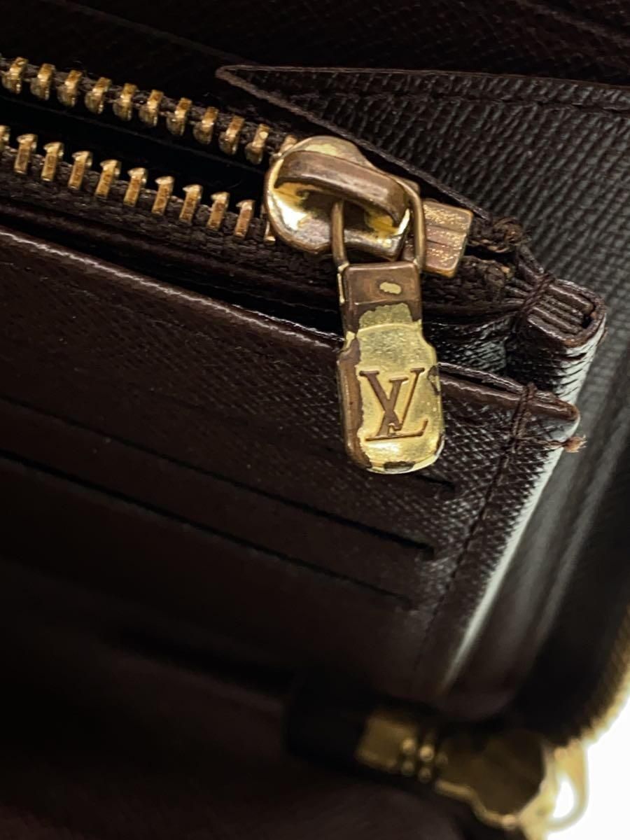 LOUIS VUITTON ジッピー・オーガナイザー_ダミエ・エベヌ_BRW PVC ブラウン メンズ - メルカリ