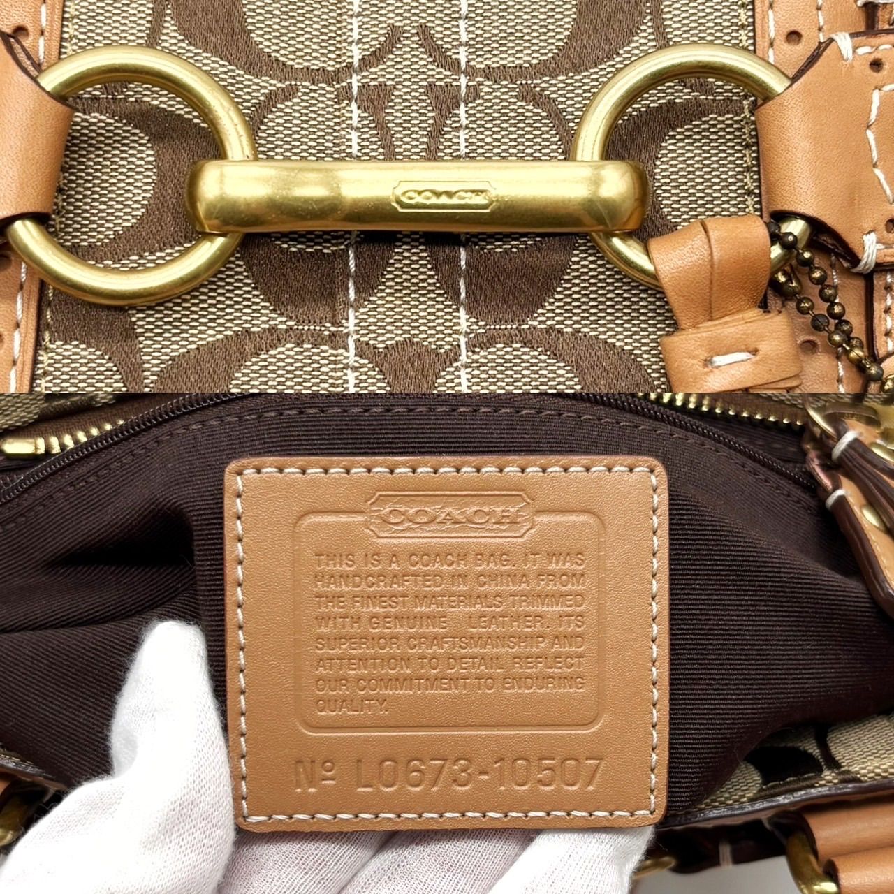 美品 コーチ シグネチャー トートバッグ ハンドバッグ フリンジ ホースビット ✨良品✨ COACH コーチ トートバッグ ハンドバッグ ショルダーバッグ