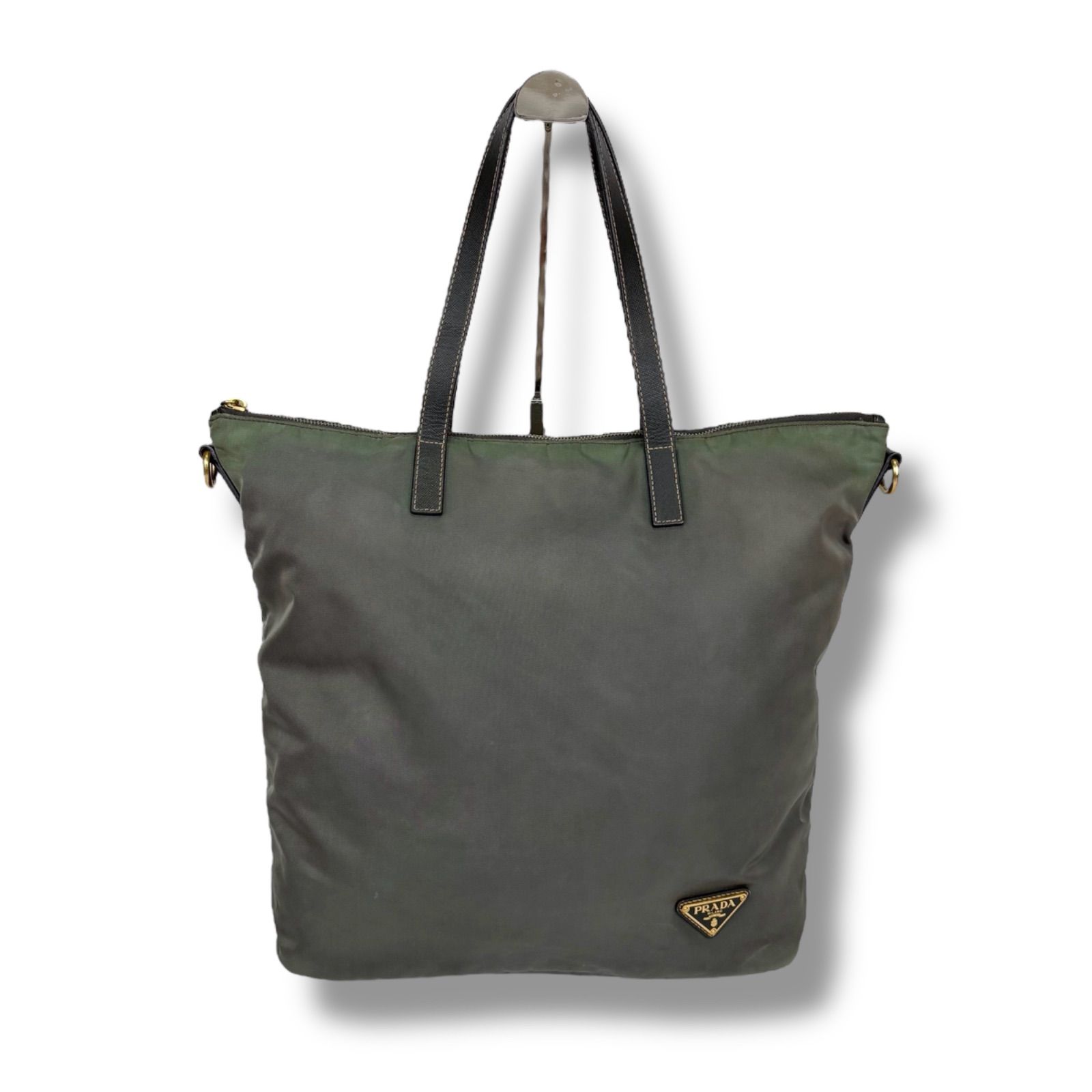 プラダ PRADA トートバッグ ショルダーバッグ トライアングル
