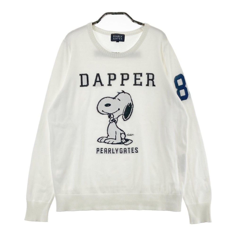 パーリーゲイツ×ピーナッツ スヌーピー ニット セーター ゴルフ