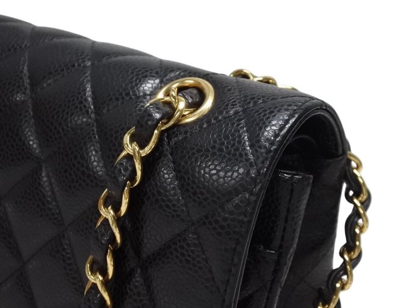 極美品 CHANEL シャネル マトラッセ25 Wフラップ チェーン
