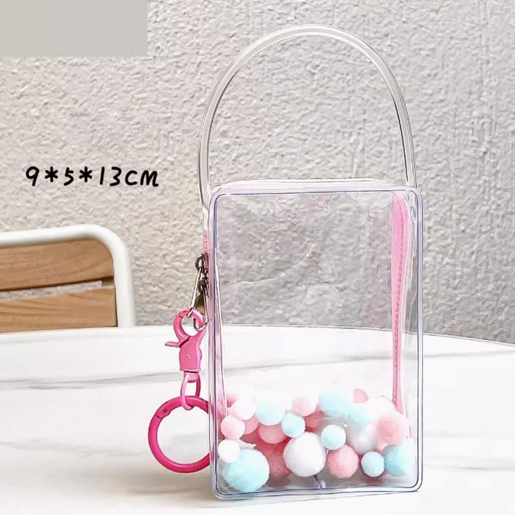 ビニールバッグ クリアバッグ 透明 ぬいぐるみ ポーチ 透明