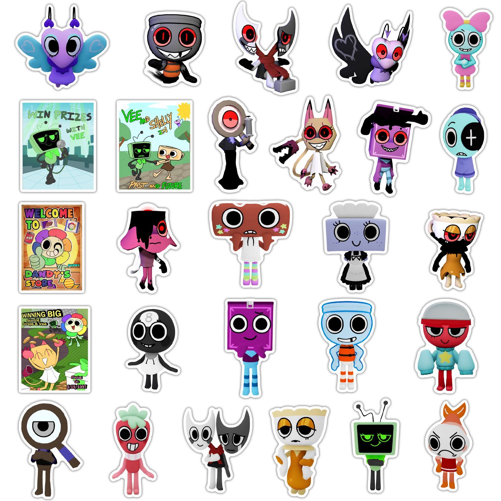 週刊少年サンデー キャラクターステッカー 抽選当選品 シール ぷっくりシール フレークシール mofusandxサンリオ