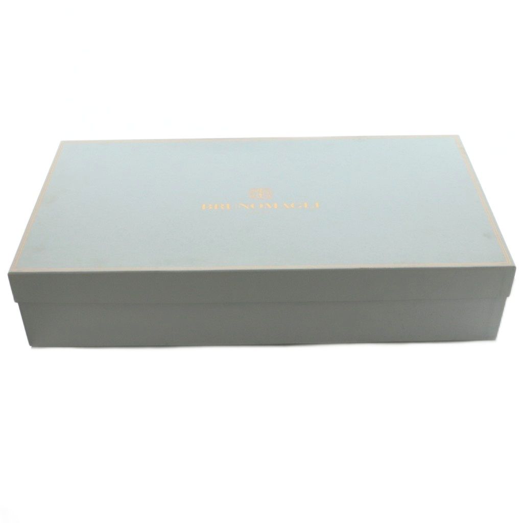 ダイナミックな ブルーノマリ BRUNO MAGLI ロングブーツ レザー ホースビット装飾 36.5 23.5cm 黒 ブラック MI GY48