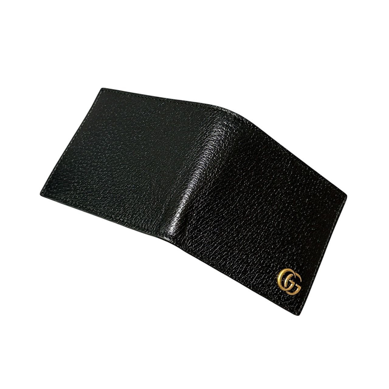 GUCCI グッチ GGマーモント 二つ折り財布 428725 未使用 - メルカリ