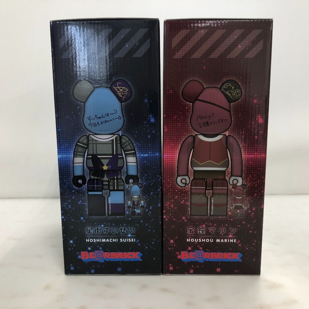 02w14558 hololive × BE@RBRICK 宝鐘マリン 星街すいせい ベア