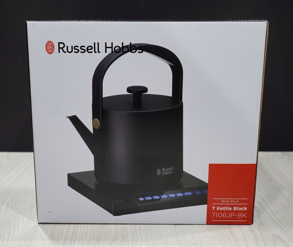 未使用品 ラッセルホブス 電気ケトル T Kettle 7106JP-BK 男梅 未使用品 ラッセルホブス 電気ケトル T Kettle 7106JP-BK 男梅