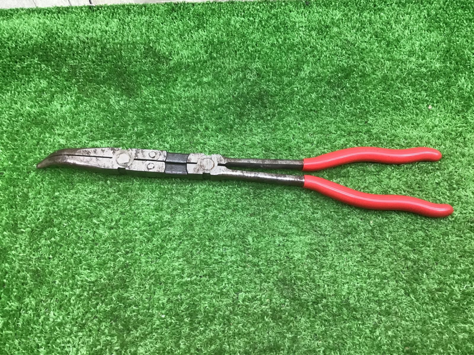 動作品 MACTOOLSマックツール♪ダブルジョイントロングリーチプライヤー赤♪ロングノーズ♪アクトツール富山店♪BR
