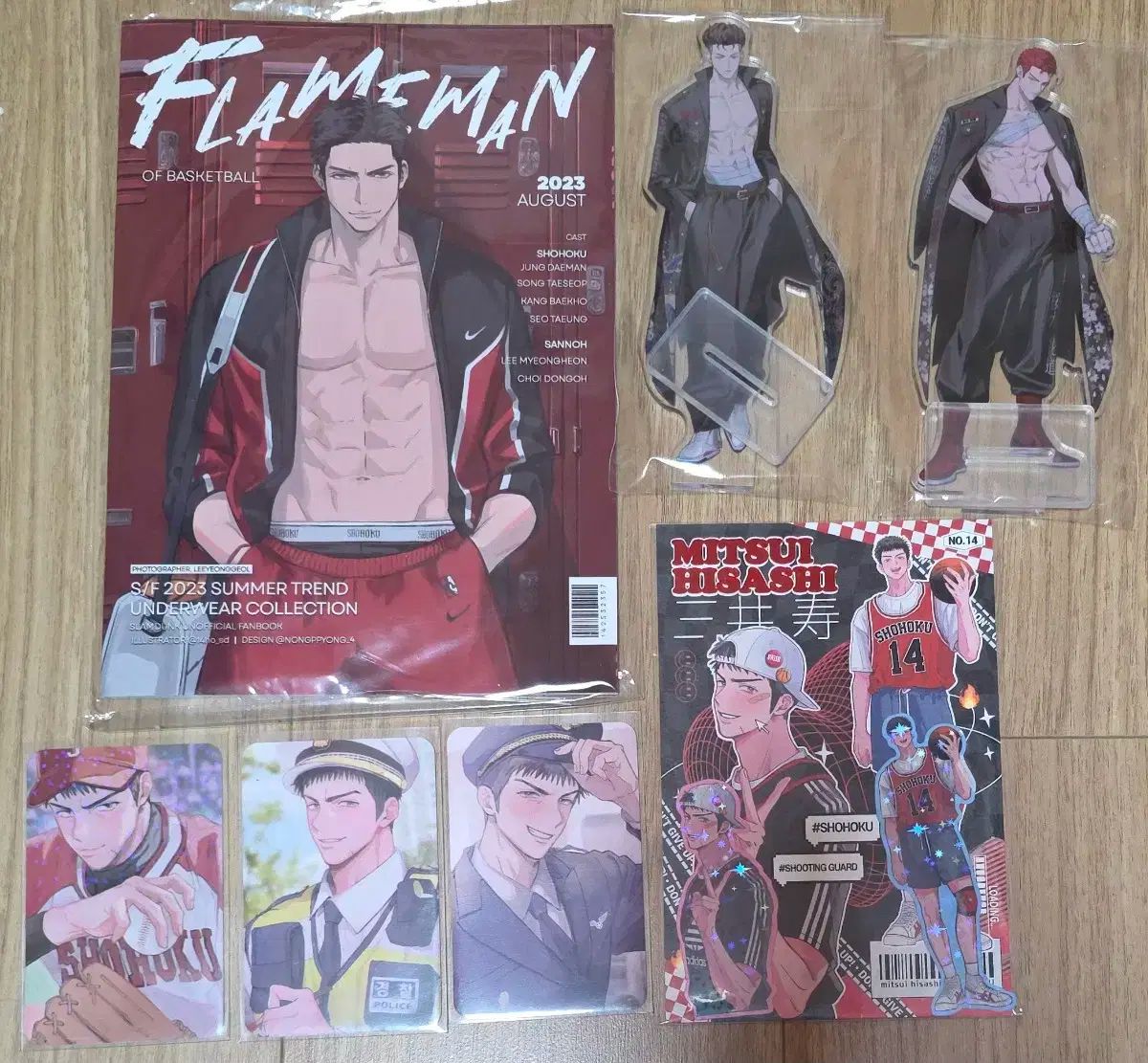 SLAM DUNK スラムダンク 三井寿 未加工車 ルーク 14 ミスター ホー トレカ はがき 桜木 花道 ソンテソープ アクリルスタンド アクスタ