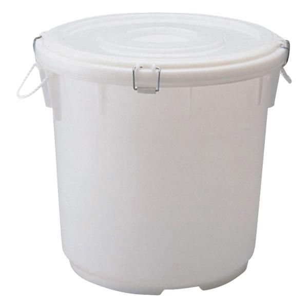 【新品・2営業日で発送】アズワン ポリタル　フタ付　75L