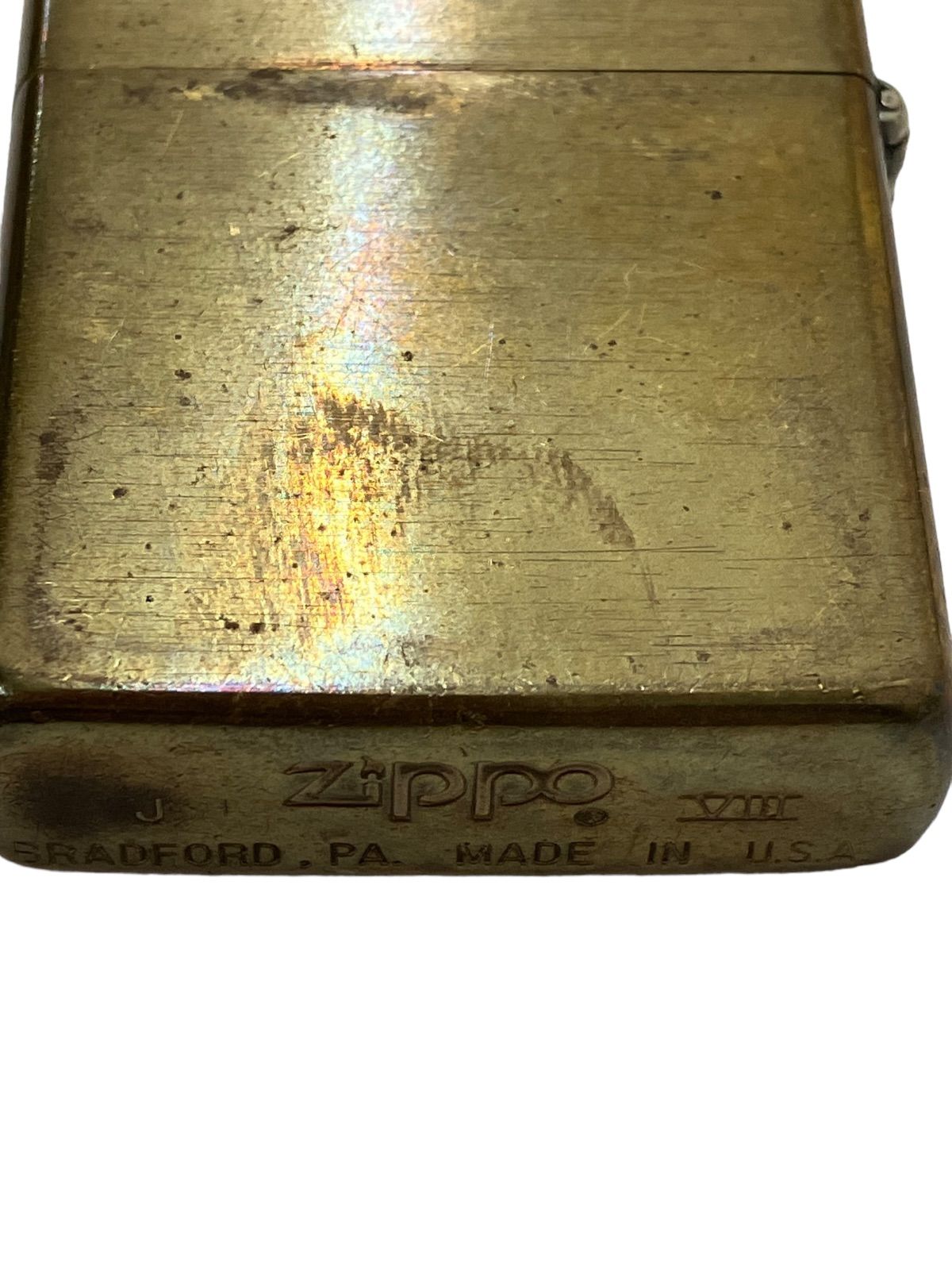 ZIPPO ジッポー 1992年 真鍮 SOLID BRASS ☆動作未確認☆ - メルカリ