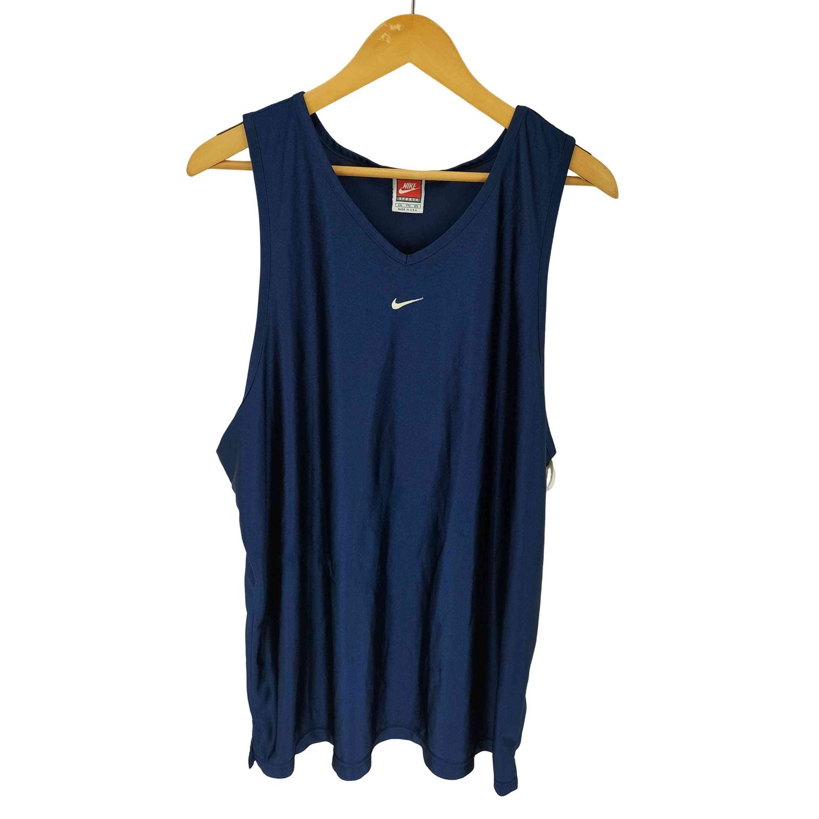 TEAM NIKE センターロゴ タンクトップ XL 00s デッドストック②
