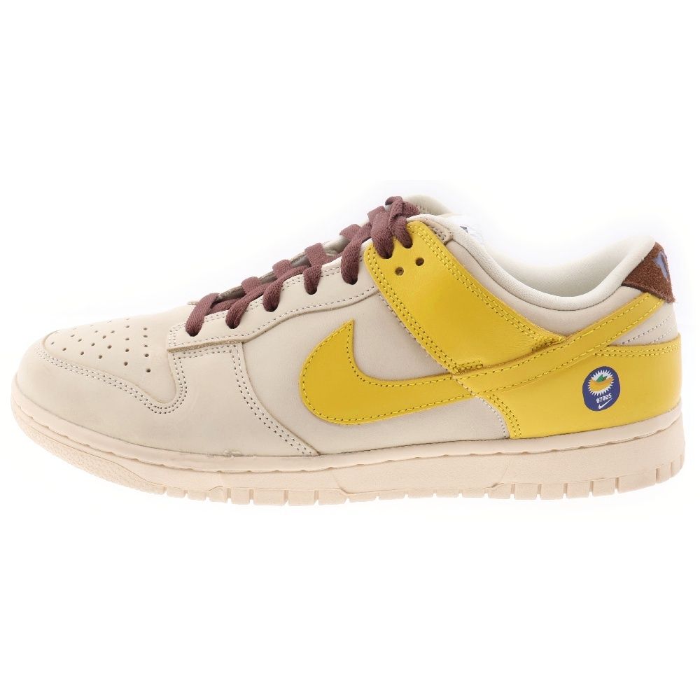 NIKE (ナイキ) WMNS DUNK LOW BANANA DR5487-100 ウィメンズ ダンク バナナ ローカットスニーカー US11.5/28.5cm ベージュ/イエロー