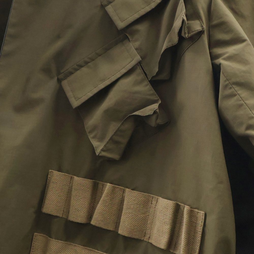 Sacai (サカイ) 23AW Matte Taffeta Reversible Coat リバーシブル