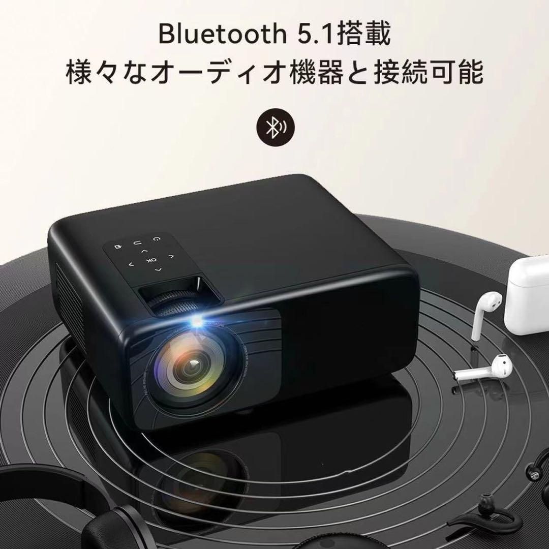 WiFi プロジェクター 小型12000lm Bluetooth5.1 4K - メルカリ