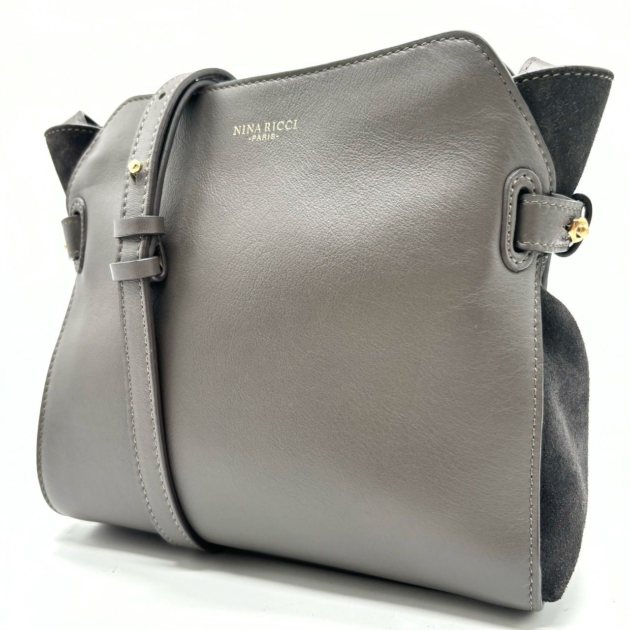 美品】 NINA RICCI ニナリッチ ショルダーバッグ ポシェット マルシェ 
